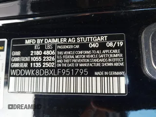 2020 Mercedes-Benz C 300 with VIN WDDWK8DBXLF951795, listed as a IAAI auction lot 41925316 with 47,348 mi miles and . Bid and sale history available at DreamBid. Image 9.