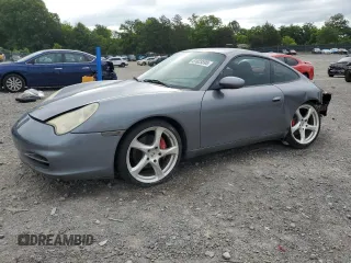 2003 Porsche 911 with VIN WP0AA29983S622403, listed as a Copart auction lot 61023595 with 155,938 mi miles and Salvage title. Bid and sale history available at DreamBid. Image 1.