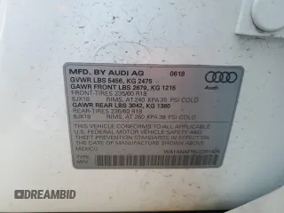 2018 Audi Q5 Premium z VIN WA1ANAFY6J2201426, wystawiony jako Copart lot #54367975 z przebiegiem 87 528 mil mil oraz Szkoda całkowita • Salvage title. Historia ofert i sprzedaży dostępna na DreamBid. Obrazek 13.