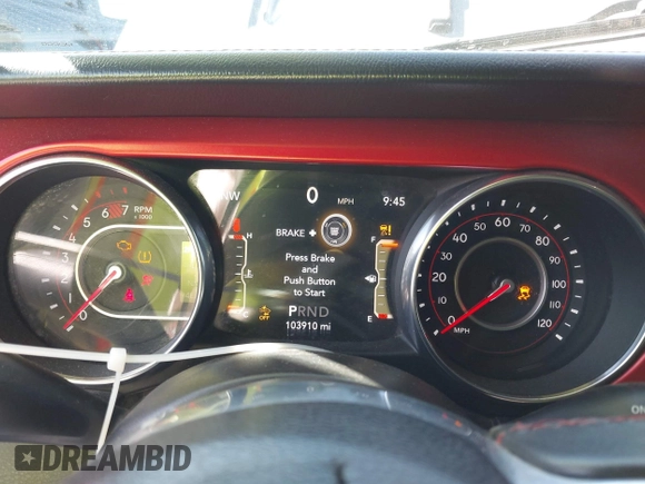 2019 Jeep Wrangler Unlimited Rubicon with VIN 1C4HJXFN6KW547401, listed as a IAAI auction lot 42250698 with 103,910 mi miles and . Bid and sale history available at DreamBid. Image 7.