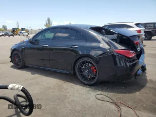 2021 Mercedes-Benz CLA 45 AMG with VIN W1K5J5DB2MN162304, listed as a Copart auction lot 57717765 with 36,101 mi miles and Salvage title. Bid and sale history available at DreamBid. Image 2.