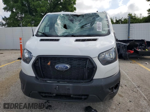 2021 Ford Transit Cargo with VIN 1FTBR1Y80MKA66332, listed as a Copart auction lot 60969155 with 160,742 mi miles and Salvage title. Bid and sale history available at DreamBid. Image 5.