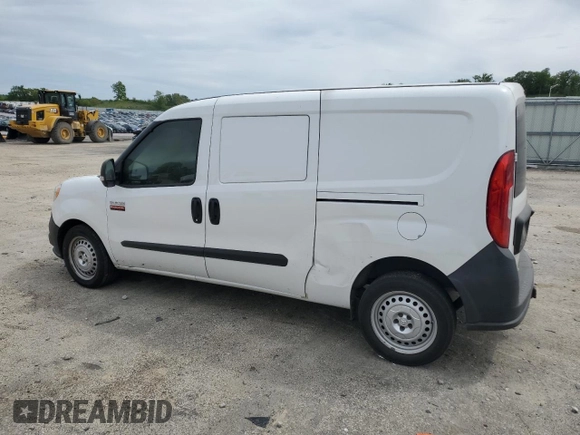 2015 Ram ProMaster City Cargo Tradesman with VIN ZFBERFAT2F6A28062, listed as a Copart auction lot 58411415 with Not provided miles and Non repairable. Bid and sale history available at DreamBid. Image 2.