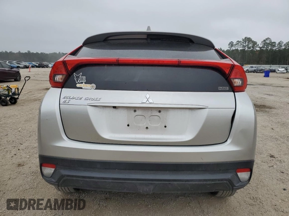 2020 Mitsubishi Eclipse Cross ES with VIN JA4AT3AA3LZ032911, listed as a Copart auction lot 85902814 with 91,170 mi miles and Salvage title. Bid and sale history available at DreamBid. Image 6.