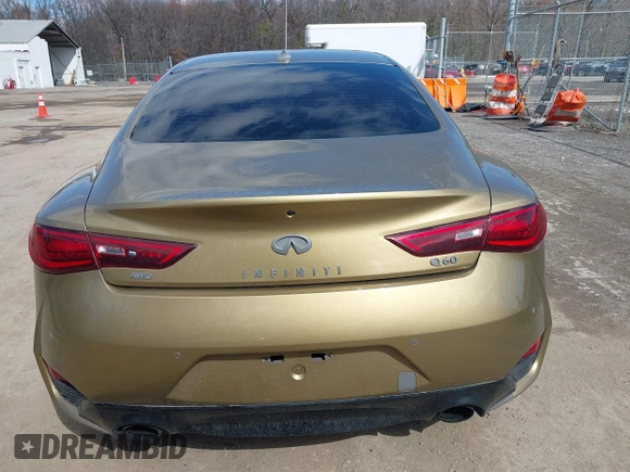 2018 Infiniti Q60 Luxe with VIN JN1EV7EL4JM393131, listed as a IAAI auction lot 41813420 with 87,571 mi miles and . Bid and sale history available at DreamBid. Image 16.