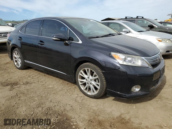 2010 Lexus HS 250h with VIN JTHBB1BAXA2027211, listed as a Copart auction lot 47294545 with 199,674 mi miles and Salvage Title. Bid and sale history available at DreamBid. Image 4.