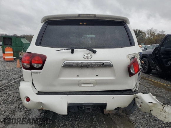 2019 Toyota Sequoia Platinum with VIN 5TDDY5G11KS168154, listed as a Copart auction lot 84562834 with 80,463 mi miles and Salvage Title. Bid and sale history available at carsss.com. Image 6.