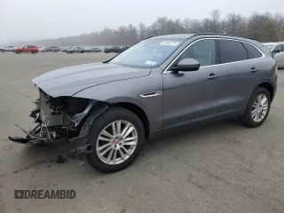 2018 Jaguar F-Pace 25t Prestige with VIN SADCK2FX3JA320663, listed as a Copart auction lot 50362275 with 94,126 mi miles and Salvage Title. Bid and sale history available at DreamBid. Image 1.