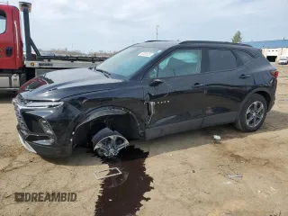 2023 Chevrolet Blazer LT z VIN 3GNKBCR49PS235324, wystawiony jako Copart lot #53820025 z przebiegiem 14 528 mil mil oraz Nie do naprawy • Non repairable. Historia ofert i sprzedaży dostępna na DreamBid. Obrazek 1.