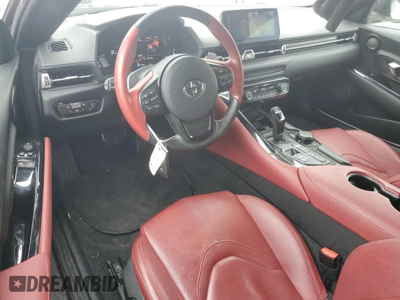 2020 Toyota Supra 3.0 with VIN WZ1DB4C03LW022950, listed as a Copart auction lot 57889245 with 39,081 mi miles and Salvage title. Bid and sale history available at DreamBid. Image 8.