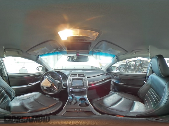 2015 Toyota Camry XLE with VIN 4T4BF1FK3FR490877, listed as a Copart auction lot 53581385 with 76,286 mi miles and Salvage Title. Bid and sale history available at carsss.com. Image 12.