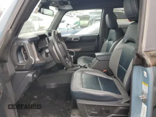 2022 Ford Bronco с VIN 1FMEE5BPXNLB48768, выставлен на аукционе Copart как лот 43203625 с пробегом 75 873 миль миль и Списание • Salvage title. История ставок и продаж доступна на DreamBid. Изображение 7.