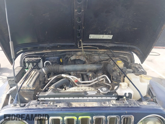 2002 Jeep Wrangler Sport with VIN 1J4FA49S72P729703, listed as a IAAI auction lot 42468446 with 164,342 mi miles and . Bid and sale history available at DreamBid. Image 10.
