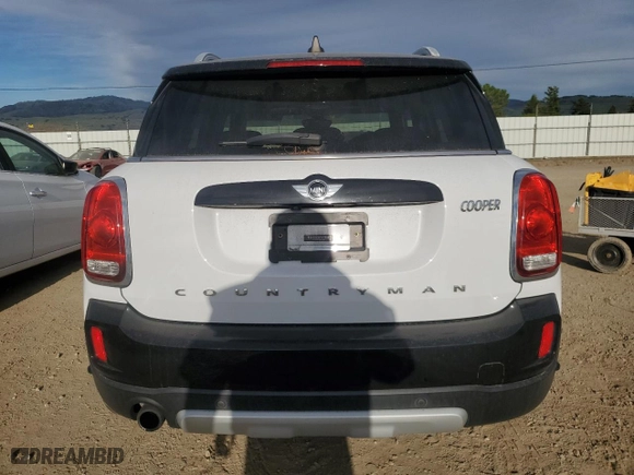 2018 MINI Countryman Cooper with VIN WMZYS7C35J3F44329, listed as a Copart auction lot 46487975 with 64234 miles and Salvage Title. Bid and sale history available at carsss.com. Image 6.