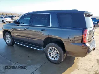 2017 GMC Yukon SLT with VIN 1GKS2BKC3HR122370, listed as a Copart auction lot 46254615 with 179,787 mi miles and Salvage Title. Bid and sale history available at carsss.com. Image 2.