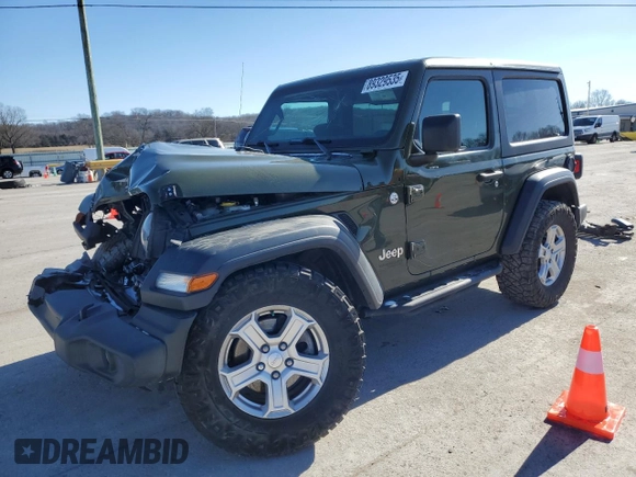 2020 Jeep Wrangler Sport S с VIN 1C4GJXAN4LW350067, выставлен на аукционе Copart как лот 89329535 с пробегом 74 668 миль миль и Списание • Salvage title. История ставок и продаж доступна на DreamBid. Изображение 1.