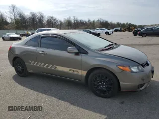 2008 Honda Civic Cpe LX with VIN 2HGFG116X8H546585, listed as a Copart auction lot 54701365 with 167,056 mi miles and Salvage Title. Bid and sale history available at carsss.com. Image 4.