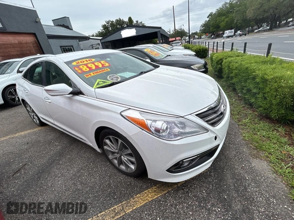 2016 Hyundai Azera с VIN KMHFG4JG4GA519447, выставлен на аукционе Copart как лот 56961515 с пробегом 48 483 миль миль и Чистый • Clean title. История ставок и продаж доступна на DreamBid. Изображение 1.