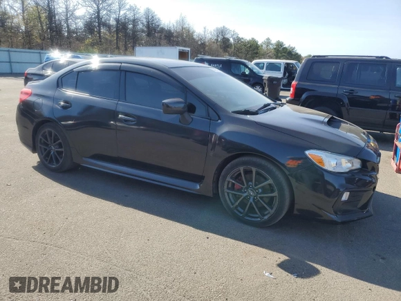 2019 Subaru WRX Premium with VIN JF1VA1C67K9818810, listed as a Copart auction lot 55496445 with 75,497 mi miles and Clean Title. Bid and sale history available at carsss.com. Image 4.