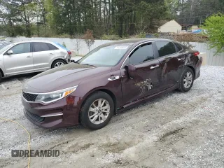 2016 Kia Optima LX z VIN 5XXGT4L3XGG025113, wystawiony jako Copart lot #51310875 z przebiegiem 188 415 mil mil oraz Szkoda całkowita • Salvage title. Historia ofert i sprzedaży dostępna na DreamBid. Obrazek 1.