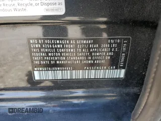 2011 Volkswagen GTI w/Sunroof & Navi PZEV z VIN WVWGD7AJXBW094892, wystawiony jako Copart lot #78673604 z przebiegiem 114 883 mil mil oraz Szkoda całkowita • Salvage title. Historia ofert i sprzedaży dostępna na DreamBid. Obrazek 14.