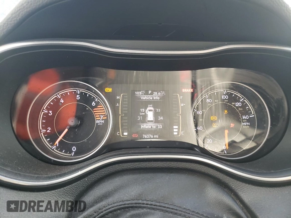 2020 Jeep Cherokee Altitude with VIN 1C4PJLLB2LD593027, listed as a Copart auction lot 86656274 with 76,376 mi miles and Salvage Title. Bid and sale history available at carsss.com. Image 9.