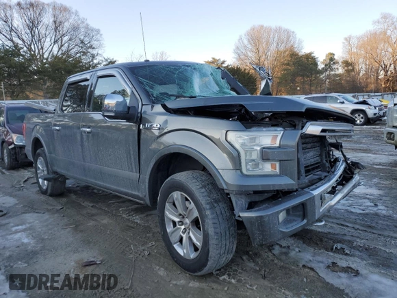 2015 Ford F-150 XLT with VIN 1FTEW1EF4FFA95174, listed as a Copart auction lot 88681715 with Not provided miles and Salvage title. Bid and sale history available at DreamBid. Image 4.