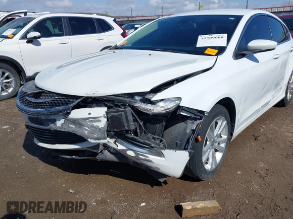 2016 Chrysler 200 Limited with VIN 1C3CCCAB3GN179500, listed as a IAAI auction lot 41709000 with 118,935 mi miles and . Bid and sale history available at DreamBid. Image 6.
