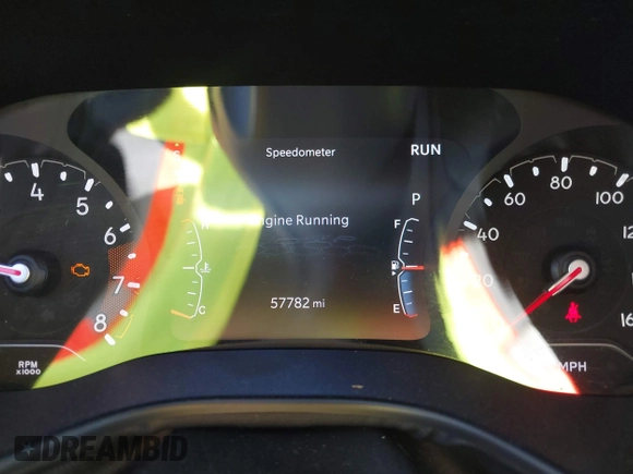 2022 Jeep Compass Latitude Lux with VIN 3C4NJDFB9NT170662, listed as a IAAI auction lot 42500321 with 57,782 mi miles and . Bid and sale history available at DreamBid. Image 7.