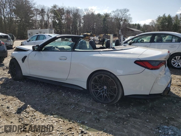 2023 BMW M4 Competition xDrive z VIN WBS33BA0XPCL65057, wystawiony jako Copart lot #51454965 z przebiegiem Nie podano mil oraz Czysty tytuł • Clean title. Historia ofert i sprzedaży dostępna na DreamBid. Obrazek 2.