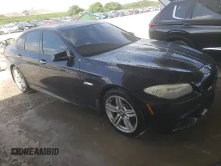 2013 BMW 5 Series 535i xDrive with VIN WBAFU7C5XDDU70417, listed as a Copart auction lot 60244315 with 182,264 mi miles and Clean title. Bid and sale history available at DreamBid. Image 4.