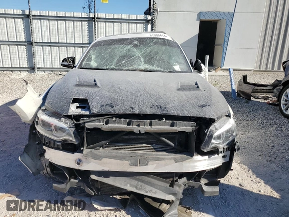 2018 BMW 2 Series M240i with VIN WBA2J5C51JVC07558, listed as a Copart auction lot 81903414 with 0 mi miles and Non Repairable. Bid and sale history available at carsss.com. Image 5.