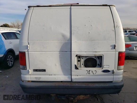 2005 Ford Econoline Cargo with VIN 1FTNE24L45HA71668, listed as a Copart auction lot 87246594 with Not Provided miles and Clean Title. Bid and sale history available at carsss.com. Image 6.
