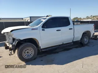 2021 Chevrolet Silverado 1500 Work Truck with VIN 1GCRYAEF4MZ331779, listed as a Copart auction lot 46589905 with 97,701 mi miles and Salvage Title. Bid and sale history available at DreamBid. Image 1.