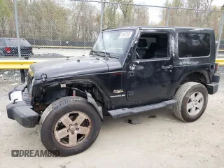 2008 Jeep Wrangler Sahara with VIN 1J4FA54168L512132, listed as a Copart auction lot 52607595 with 165,988 mi miles and Salvage title. Bid and sale history available at DreamBid. Image 1.