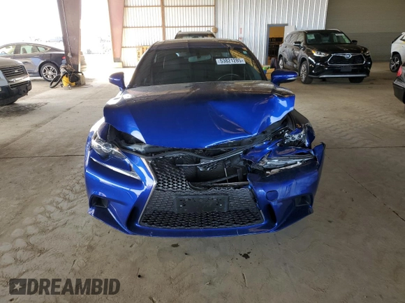 2016 Lexus IS 200t with VIN JTHBA1D2XG5014815, listed as a Copart auction lot 53821285 with 48,847 mi miles and Salvage Title. Bid and sale history available at DreamBid. Image 5.