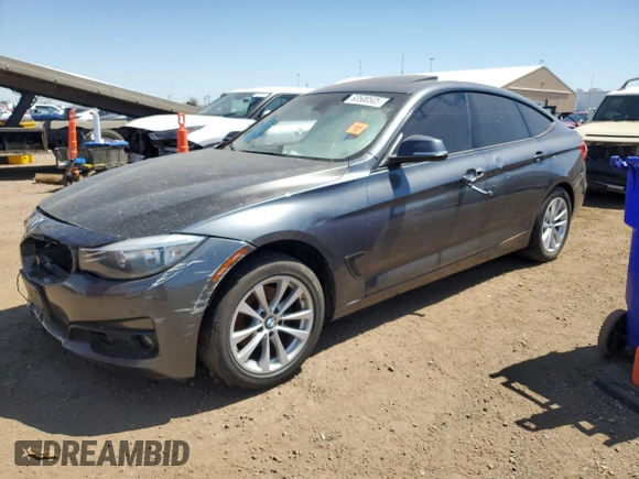 2015 BMW 3 Series 328i Gran Turismo xDrive z VIN WBA3X5C51FD559892, wystawiony jako Copart lot #63500505 z przebiegiem 76 806 mil mil oraz Nie do naprawy • Non repairable. Historia ofert i sprzedaży dostępna na DreamBid. Obrazek 1.