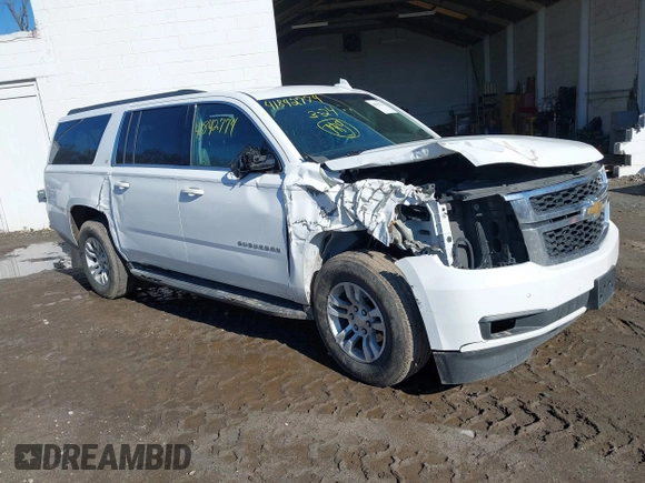 2016 Chevrolet Suburban LT with VIN 1GNSKHKCXGR206948, listed as a IAAI auction lot 41842774 with 190,935 mi miles. Bid and sale history available at carsss.com. Image 1.