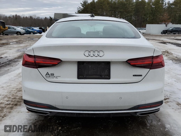 2022 Audi A5 Sportback Premium with VIN WAUABCF5XNA006275, listed as a Copart auction lot 37063213 with 11,690 mi miles. Bid and sale history available at carsss.com. Image 6.