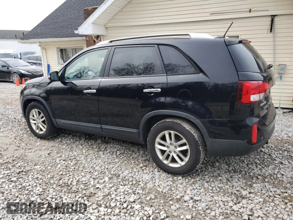 2014 Kia Sorento LX with VIN 5XYKT3A62EG529987, listed as a Copart auction lot 52439325 with 0 mi miles and Clean Title. Bid and sale history available at carsss.com. Image 2.