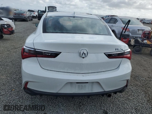 2019 Acura ILX w/Premium Pkg with VIN 19UDE2F7XKA004638, listed as a Copart auction lot 50988115 with 50,893 mi miles and Salvage Title. Bid and sale history available at carsss.com. Image 6.