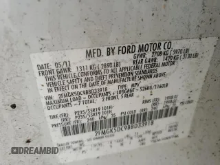 2011 Ford Flex Limited with VIN 2FMGK5DC9BBD33918, listed as a Copart auction lot 48782415 with 234,368 mi miles and Salvage Title. Bid and sale history available at carsss.com. Image 14.