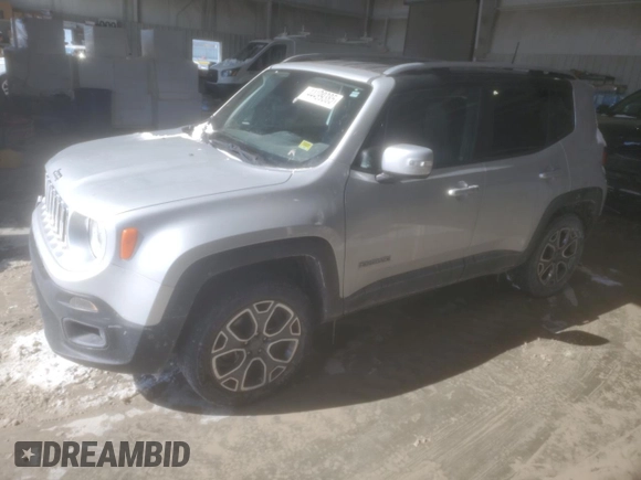 2018 Jeep Renegade Limited z VIN ZACCJBDB4JPH42172, wystawiony jako Copart lot #44499385 z przebiegiem 61 948 mil mil oraz Szkoda całkowita • Salvage title. Historia ofert i sprzedaży dostępna na DreamBid. Obrazek 1.