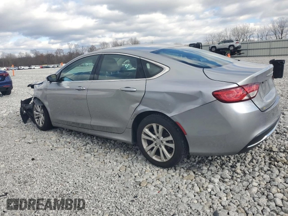 2015 Chrysler 200 Limited with VIN 1C3CCCAB3FN576610, listed as a Copart auction lot 80005224 with 156,369 mi miles and Salvage Title. Bid and sale history available at carsss.com. Image 2.