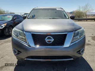 2015 Nissan Pathfinder SV z VIN 5N1AR2MN0FC672297, wystawiony jako Copart lot #57278785 z przebiegiem 85 083 mil mil oraz Szkoda całkowita • Salvage title. Historia ofert i sprzedaży dostępna na DreamBid. Obrazek 5.
