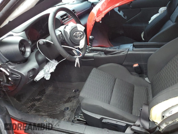 2023 Toyota 86 with VIN JF1ZNBB19P9765892, listed as a Copart auction lot 49554785 with 9,324 mi miles and Salvage title. Bid and sale history available at DreamBid. Image 7.