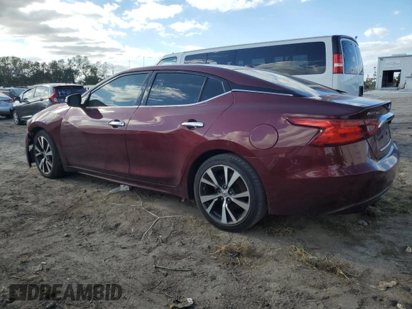 2017 Nissan Maxima SR with VIN 1N4AA6AP9HC378169, listed as a Copart auction lot 85155424 with Not provided miles and Salvage title. Bid and sale history available at DreamBid. Image 2.