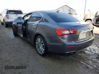 2015 Maserati Ghibli with VIN ZAM57XSA6F1158292, listed as a Copart auction lot 61963552 with 47,004 mi miles. Bid and sale history available at carsss.com. Image 3.