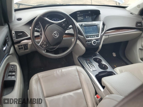 2018 Acura MDX with VIN 5J8YD4H36JL020199, listed as a Copart auction lot 58583595 with 112,602 mi miles and Salvage title. Bid and sale history available at DreamBid. Image 8.