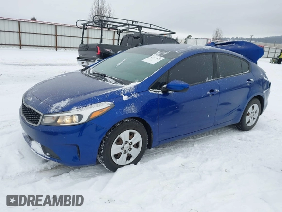 2017 Kia Forte LX with VIN 3KPFK4A77HE028873, listed as a IAAI auction lot 41507529 with 126,741 mi miles. Bid and sale history available at carsss.com. Image 17.